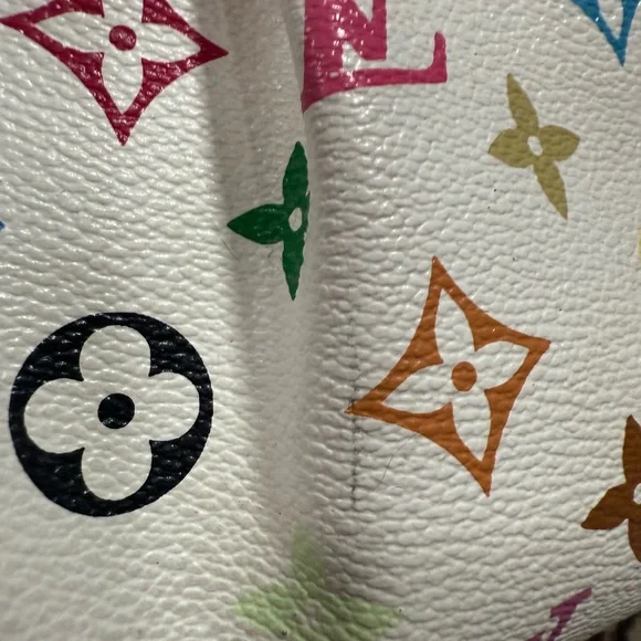 Louis Vuitton Ursula White Multicolor Murakami Bag - Picture 9 of 17